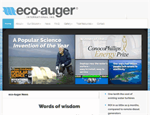 Tablet Screenshot of eco-auger.com